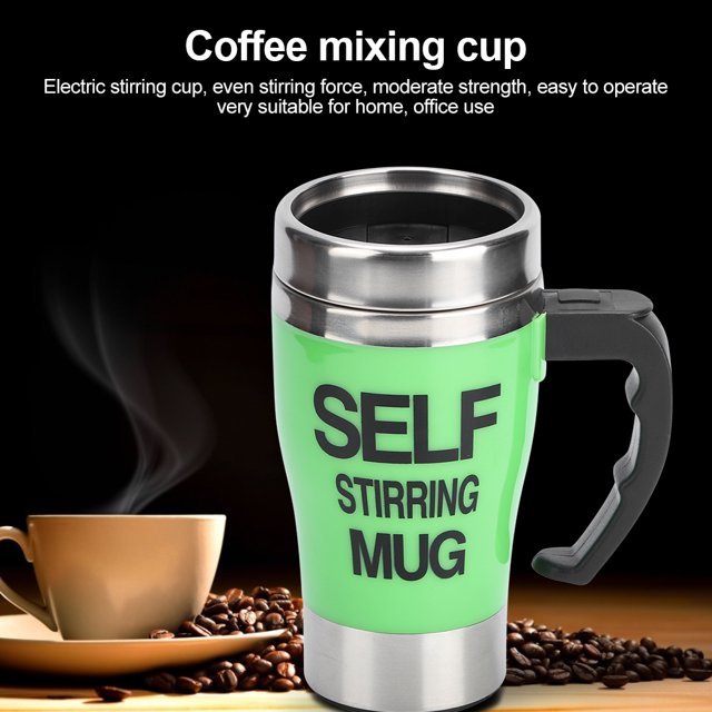 Electric Mixing Cup Electric Coffee Milk Automatic Mixing Cup Stainless Steel Intelligent Self Stirring Mug