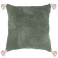 thumbnail image 1 of hometrends Olive Sherpa Decorative Pillow, 1 of 4