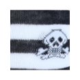 thumbnail image 2 of CTM® Gothique Skull Chaussettes Rayées Jusqu'aux Genoux (1 Paire) (Femmes), 2 of 2