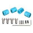 thumbnail image 1 of Moyeu Hexagonal 12mm, Augmentation de la Distance des Pneus Haute Adhérence Roue Hexagonale Écrou de Moyeu en Aluminium pour 1/10 RC Véhicule Rouge, Bleu, 1 of 7