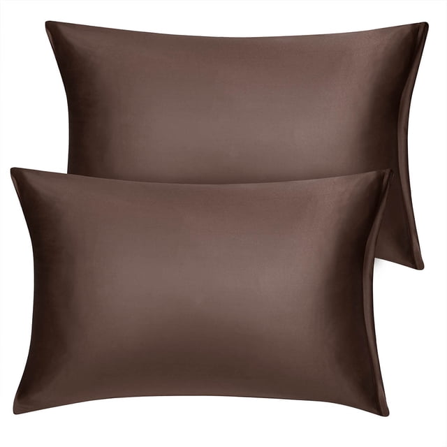 Unique Bargains Satin Pillowcase Zippered Silky Sateen