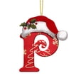 thumbnail image 2 of LSLJS 26 Letters Christmas Tree Decoration Pendant Christmas Tree Ornaments Personalized DIY Christmas Ornaments Christmas Decorations Xmas Tree Hanging Decor, 2 of 5