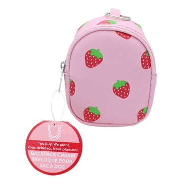 U Style Mini sac à dos avec porte-clés, 6 ans et plus, Fraise