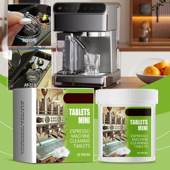 Coffee Machine Cleaning Tablets - Deep Clean & Descale for Keurig, Nespresso & More - Extends Appliance Life, 10 Tablets