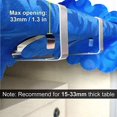 thumbnail image 2 of 12 PCS Pinces Nappe, Pince Nappe Réglable, Nappe en Acier Inoxydable, 2 of 5