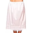 thumbnail image 1 of Jupon Demi-Long Taille pour Femmes sous Robe Jupe Longue en Dentelle Noire et Blanche, 1 of 2