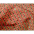 thumbnail image 4 of oneOone Silk Tabby Fabric Diamond & Triangle Geometric Print Fabric By The Yard 42 Inch Wide, 4 of 4