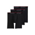 thumbnail image 1 of Jockey Men's Chafe Proof Pouch Microfiber 8.5" Long Leg Boxer Brief - 3 Pack, 1 of 7