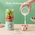 thumbnail image 2 of Coofit Portable Blender Small Handheld Electric Personal Juicer Travel Juice Blender, 2 of 10