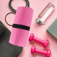 thumbnail image 1 of IFANLANDOR Joint Protection Ab Roller Mat NBR Rosy For Women 1Pack, 1 of 7