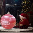 thumbnail image 1 of PEONAVET 24 Inch Giant Inflatable Christmas Ball Large Outdoor Blow Up Inflatables for Yards Lawns Porches Gardens Front Door Decorations(Red), 1 of 5