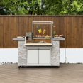 thumbnail image 4 of 65" Infinity European Ledge Argentine BBQ Island Grill, 4 of 22