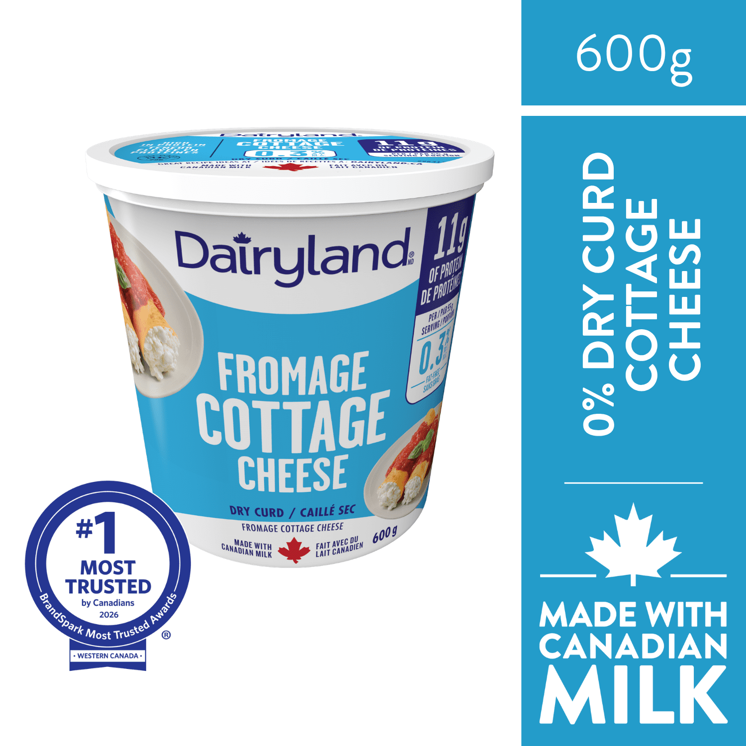 Dairyland Dry Curd Cottage Cheese