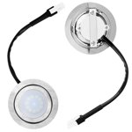 2pcs Ampoules de la gamme en acier inoxydable LED Ampoule lumineuse de remplacement encastrée de la cuisinière de cuisine DC 12V Lampe à hotte pour la cuisine