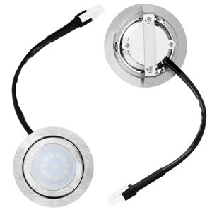 2pcs Ampoules de la gamme en acier inoxydable LED Ampoule lumineuse de remplacement encastrée de la cuisinière de cuisine DC 12V Lampe à hotte pour la cuisine