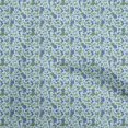 thumbnail image 1 of oneOone Polyester Spandex Light Blue Fabric Asian Suzani Craft Projects Decor Fabric Printed By The Yard 56 Inch Wide, 1 of 5