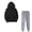 Black, variant on IROINNID Sweatsuit For Women 2 Pieces Set Deals Fall Winter Outfits Sports Tracksuits Long Sleeve Pullover Hoodies Pants Suit Sport Outfits Set,Purple