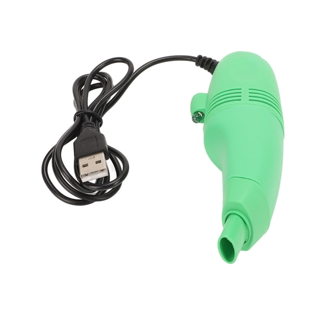 Mini Nail Dust Collector, Large Suction Desk Dust Vacuum Prevent Heating Lengthen Flat Head Negative Pressure For Gaps Green
