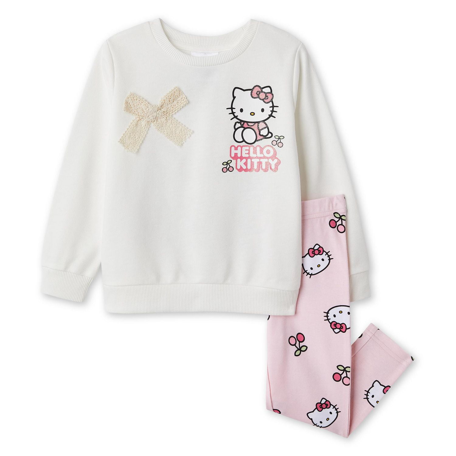 Ensemble 2 pièces avec legging Hello Kitty pour petites filles