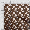 thumbnail image 1 of oneOone Cotton Silk Brown Fabric Florals Craft Projects Decor Fabric Printed By The Yard 42 Inch Wide-ZWW, 1 of 4
