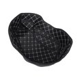 thumbnail image 2 of Terraxo Motorcycle Seat Cushion, Motorcycle Seat Trunk Insert, Seat Pad Part Holder Replacement with High-Quality PU Cover, Separate Storage Compartment And V beige line, 2 of 8