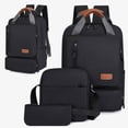 thumbnail image 1 of TopLLC Backpack Three Piece Set, Large Student Backpack, Suitable For School And Outdoor Travel, Computer Bag For Men And Women With Large Capacity, 1 of 2