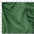 thumbnail image 4 of Soimoi Velvet Fabric Leaves & Floral Artistic Decor Fabric Printed Yard 58 Inch Wide, 4 of 5