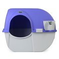 thumbnail image 4 of Omega Paw Roll 'n Clean Self Cleaning Covered Cat Litter Box, Large, Purple, 4 of 7