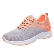 NOKIO Women’s Running Shoes Athletic Gym Sneakers Breathable Mesh Workout Shoes with Memory 𝖥oam Insole Non-Slip Tennis Shoes Lace-Up Training Shoes