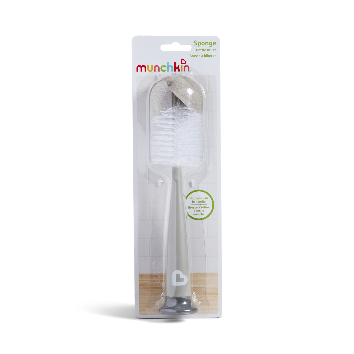 Brosse éponge moderne pour biberons