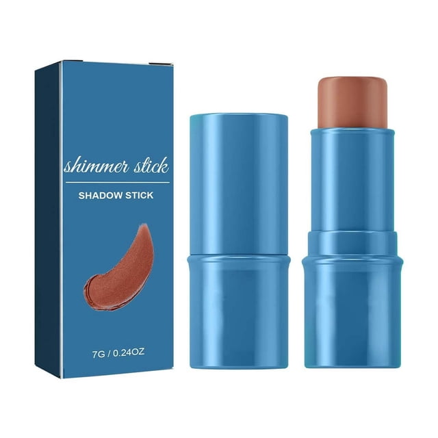 WIFKLSIIPG Multifunctional High Gloss Shadow Stick Three Natural and Lightweight Lazy Contouring