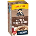 thumbnail image 1 of Quaker Maple & Brown Sugar Flavour Instant Oatmeal, 1 of 14
