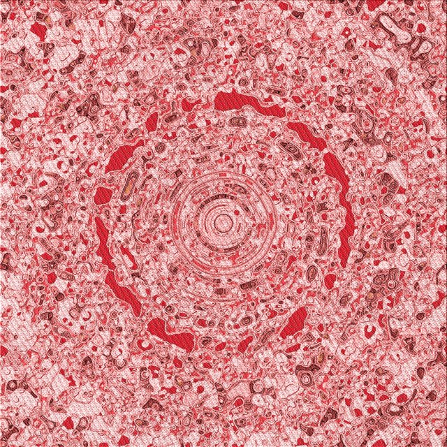 Ahgly Company Tapis d'Intérieur Lavable en Machine Carré Transitionnel Rose Pastel, 6 Pieds Carré
