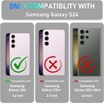 thumbnail image 2 of Designed for Samsung Galaxy S24 Heavy Duty Case, Triple Layer Protection Shockproof Dropproof Dustproof Anti-Scratch Phone Case Cover for Samsung Galaxy S24,Red, 2 of 7