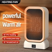 Desktop Heater for Office and Home Use, Energy Efficient Space Heater with Quiet Operation, Portable Small Heater with Overheat Protection for Desk