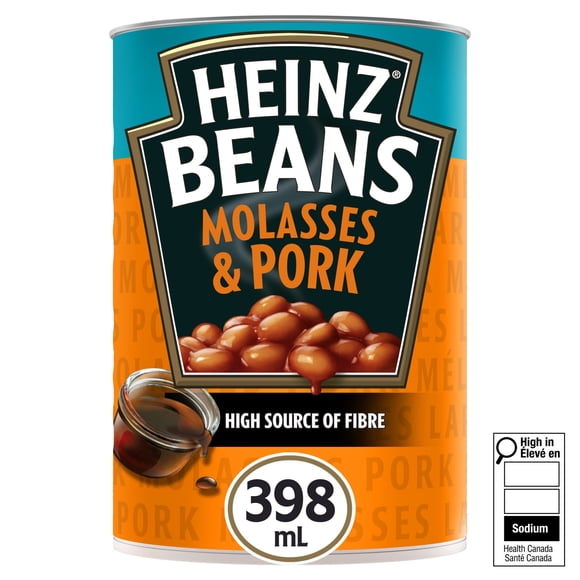 Heinz Beans with Molasses & Pork, 398 mL Can