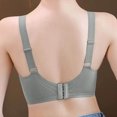 thumbnail image 4 of VEKDONE Woman's Embroidery Back Buckle Thin Style Ventilate Bra Without Steel Rim Green M, 4 of 5