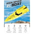 thumbnail image 4 of RC Boat Simulated Remote Control 2.4GHz High Speed Racing Boat Pool Toy for Kids, 4 of 10