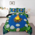 thumbnail image 2 of Erosebridal Camper Adventure Bedding Twin Comforter Set, Happy Camping Down Comforter, Rustic Farmhouse Decor, Reversible, 2 of 7
