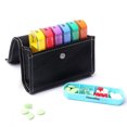 thumbnail image 1 of Pill Organizer Set Weekly Portable Waterproof Pill Storage Box Pill Holder Case, 1 of 8