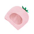 thumbnail image 2 of pitrice Soft Strawberry Hat Cosplay Headgear Photo Props for Holiday New Year Party Pink, 2 of 8