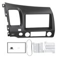 thumbnail image 1 of 2Din Stereo Radio Fascia DVD Audio Navigation Panel Frame for Honda Civic 2006-2011 LHD, 1 of 9