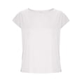 thumbnail image 3 of Penkiiy Blouse en Lin à Manches Courtes Col Rond Été Décontractée Coupe Ample TG Blanc, 3 of 5