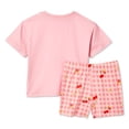 thumbnail image 2 of George Toddler Girls' Two Piece Short Pajama Set, 2 of 2