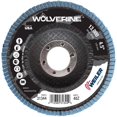 thumbnail image 1 of Weiler 804-31344 4-1-2 Inch Vortec Abrasiveflap Disc 7-8 Inch Arbor  (10 Pack), 1 of 3