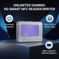 thumbnail image 4 of Émulateur NFC Étiquette d'Émulateur Illimitée Réécriture Bluetooth HD Lecteur NFC Intelligent Écrivain Émulateur Stockage de Données 3000 avec Écran OLED 1,4 Pouce Touche d'Impulsion, 4 of 7