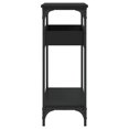thumbnail image 3 of vidaXL Table Console avec Étagère Noire 100x29x75cm Bois Manufacturé, 3 of 7