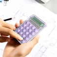thumbnail image 4 of Mechanical Calculator 8 Digit LCD Display Handheld for Office, 4 of 6