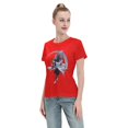 thumbnail image 4 of T-Shirt Basique à Manches Courtes pour Femmes Demon Slayer Ninja Papillon, 4 of 6