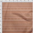 thumbnail image 3 of oneOone Cotton Cambric Rust Brown Fabric Geometric Tribal Craft Projects Decor Fabric Printed By The Yard 56 Inch Wide, 3 of 4